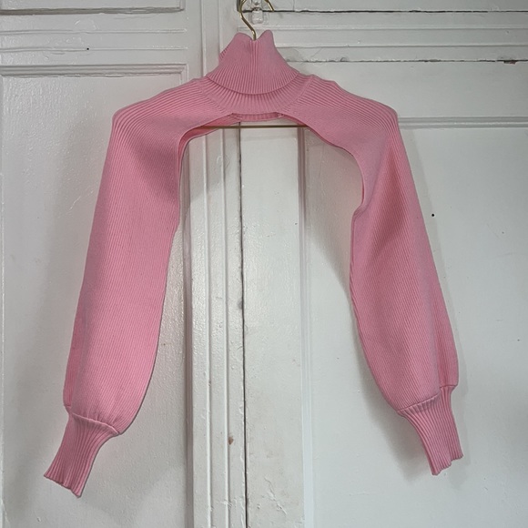 Pink Turtleneck Shrug - Picture 2 of 2